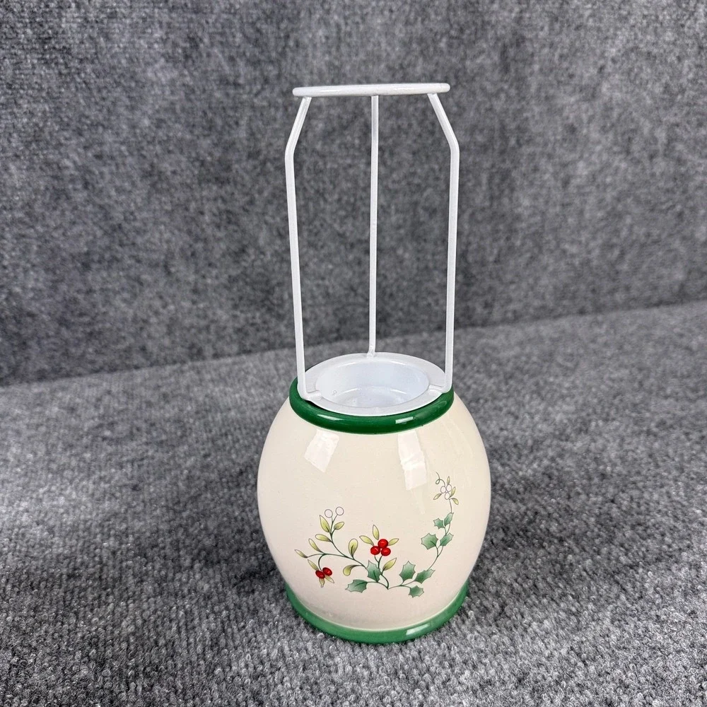 Vtg Pfaltzgraff Winterberry Votive‎ Lamp 109-B86-00 Christmas Candle Holder NIB